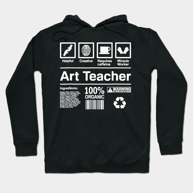 Art Teacher Tshirt Funny Art Teacher Gift Hoodie by agustinbosman